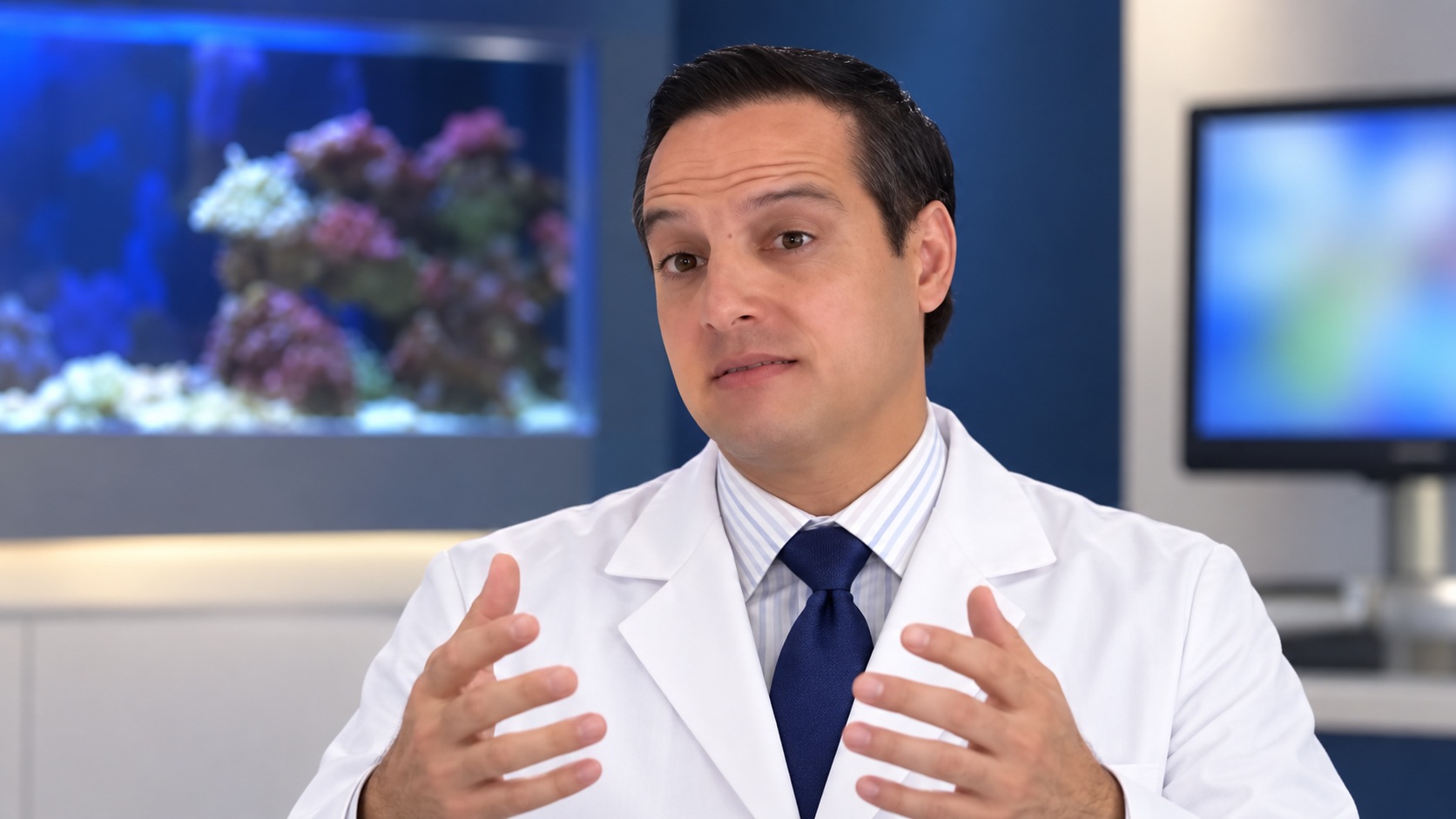 El Dr. Raúl González explica la crioterapia